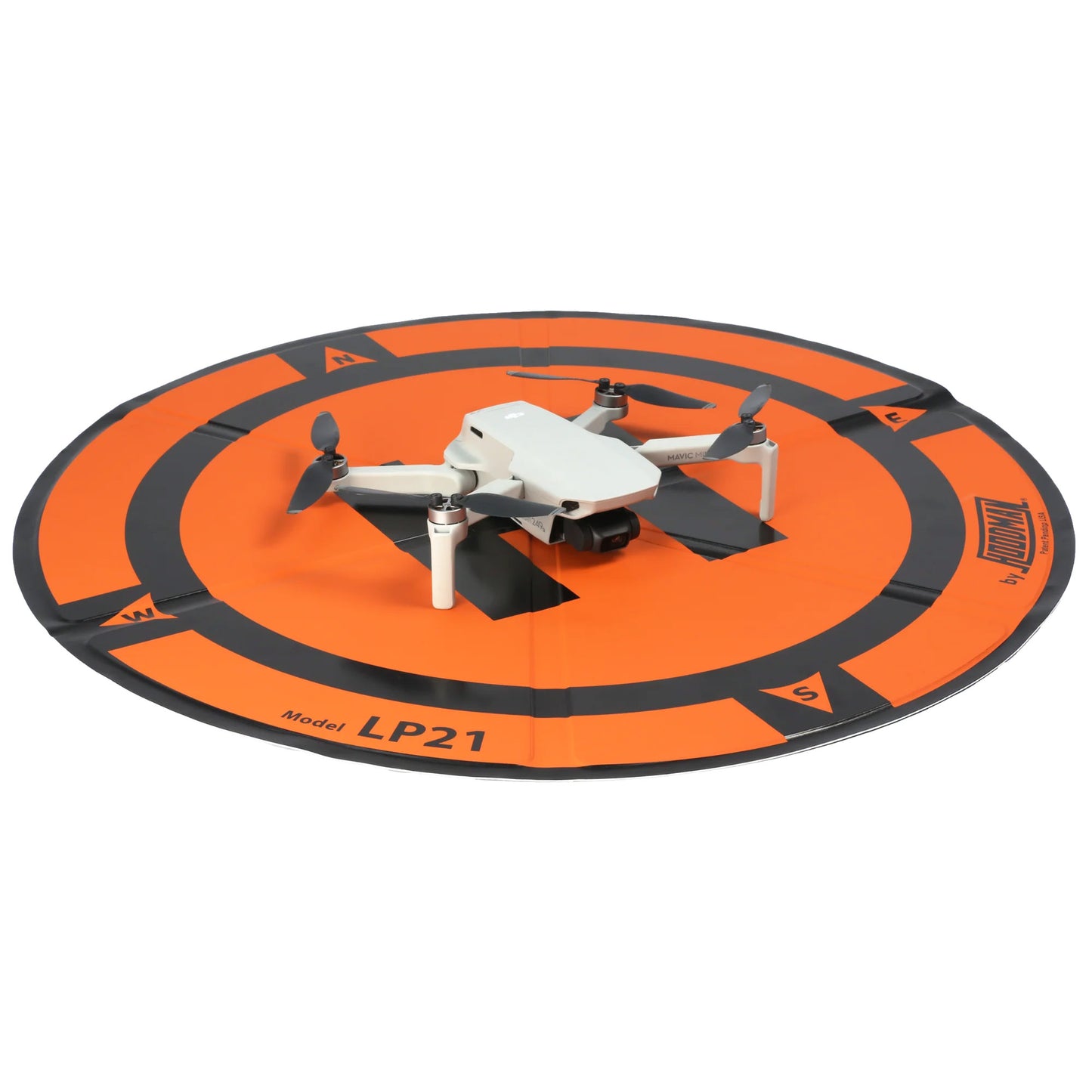 Foldable Weighted Drone Landing Pad