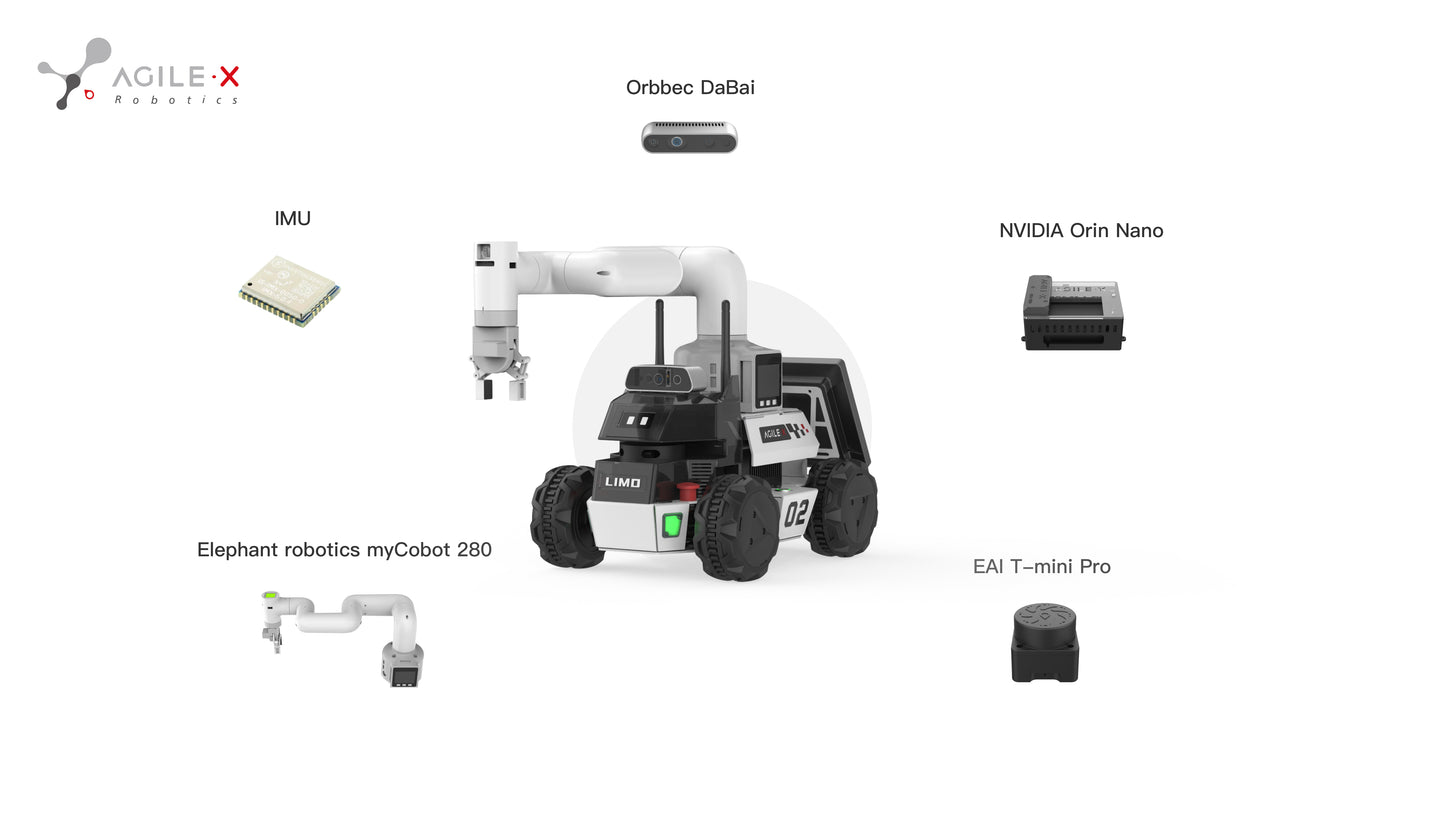 AgileX LIMO Pro Cobot Powered by NVIDIA Orin Nano