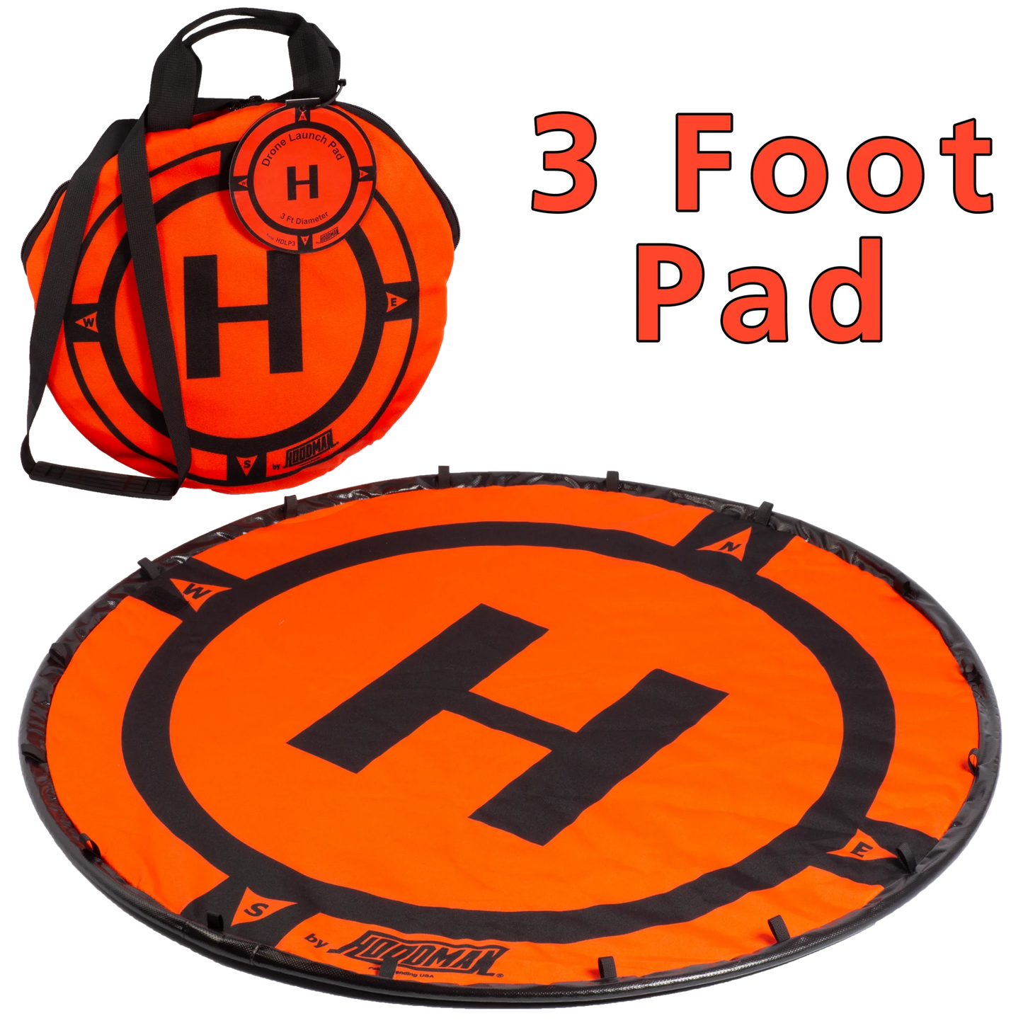3FT Hoodman UAV landing pad