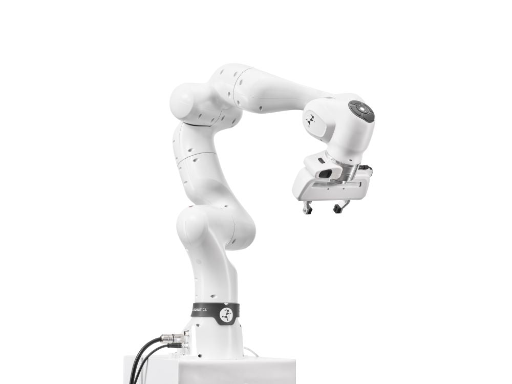 Franka Research 3 force-sensitive robot arm for robotics and AI research