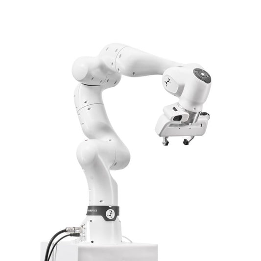 Franka Research 3 force-sensitive robot arm for robotics and AI research