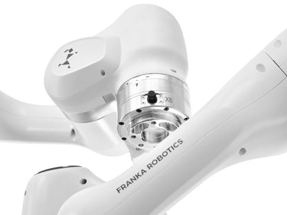 Franka Research 3 force-sensitive robot arm for robotics and AI research