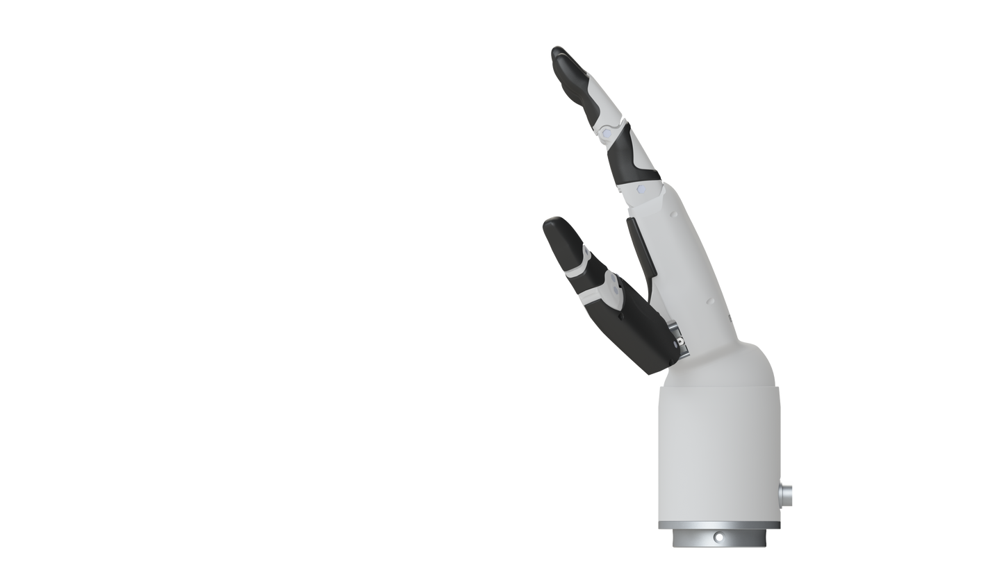 High-precision Inspire Dexterous Hand with 6 axes of movement, designed for applications requiring ±0.20 mm repeat positioning accuracy