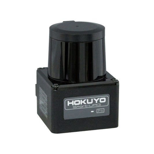 UST-30LX 2D LiDAR sensor for AMR obstacle detection and localization. 30m range, 270-degree view, and Ethernet interface