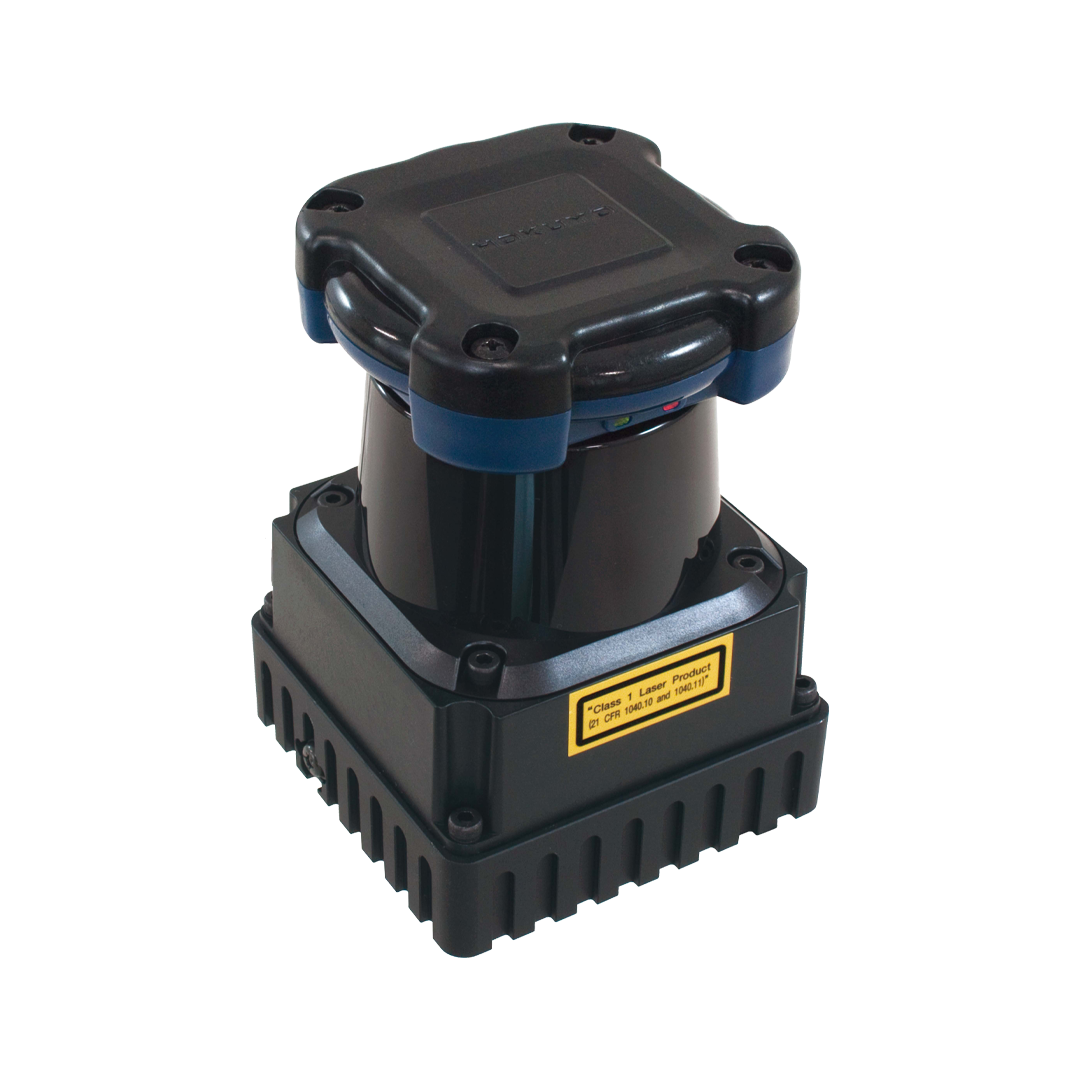 2D LiDAR sensor for obstacle detection and localization on AMRs, featuring IP67 protection and an Ethernet interface