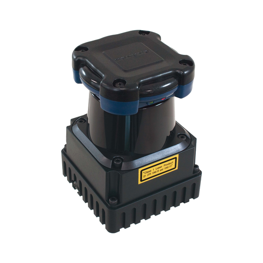 2D LiDAR sensor for obstacle detection and localization on AMRs, featuring IP67 protection and an Ethernet interface